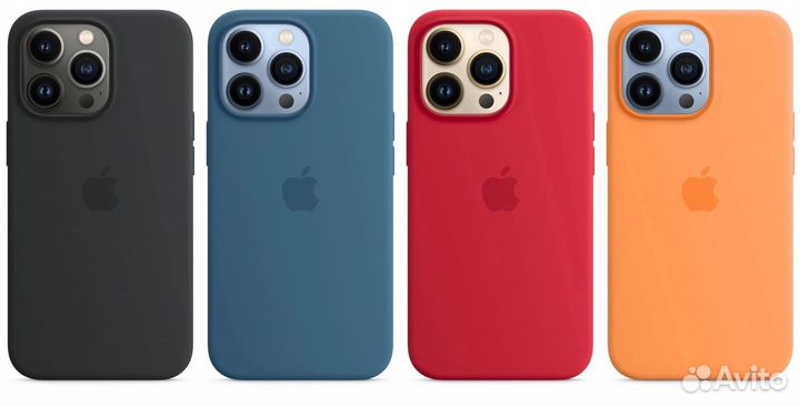 Цветные чехлы для всех моделей iPhone