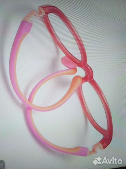 Очки новые оправа розовая на девочку