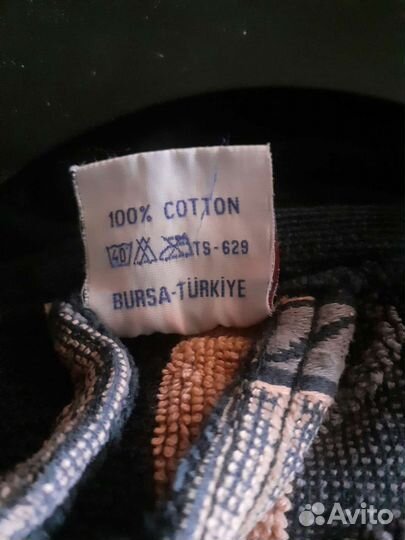 Мужской махровый халат хлопок