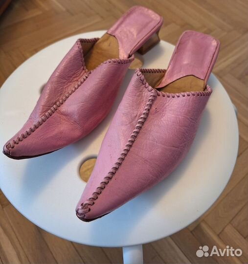 Бабуши из Марокко кожаные