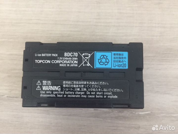 Оригинал батареи Topcon BDC70 (Япония)