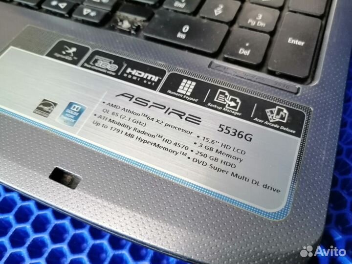 Ноутбук acer Aspire 5536g (разбор)