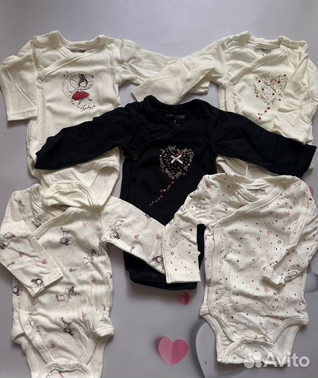 Боди с длинным рукавом orchestra, р.на 1 мес