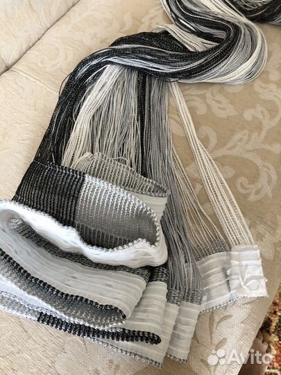 Шторы нитяные кисея