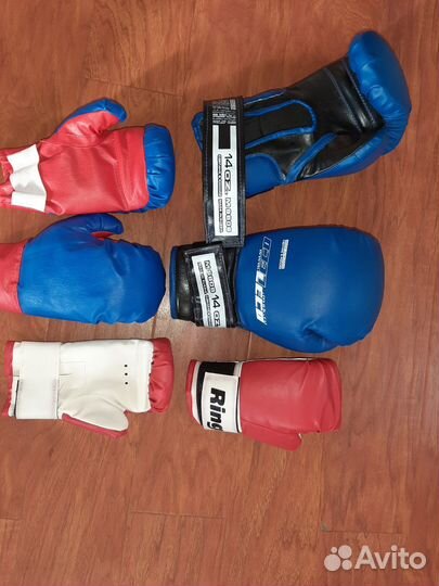 Боксерские перчатки взрослые и детские