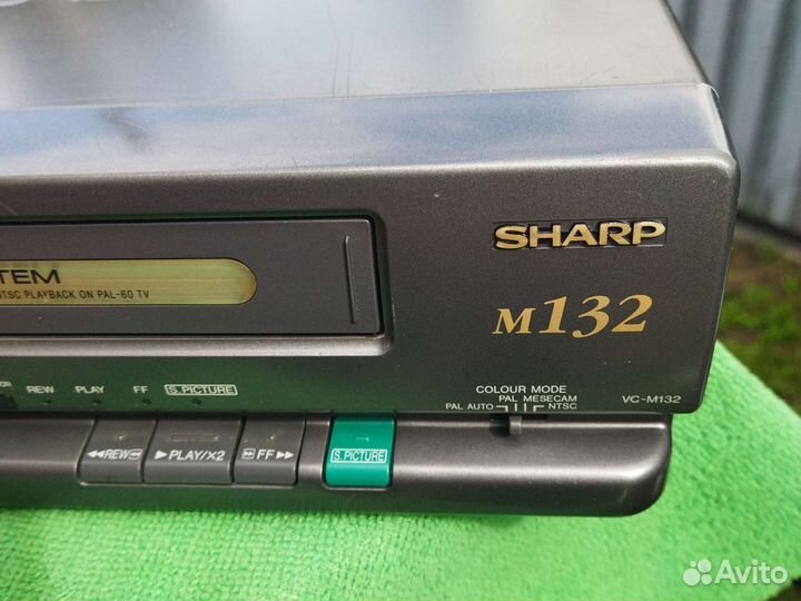 Видеомагнитофон sharp модель VC-M132