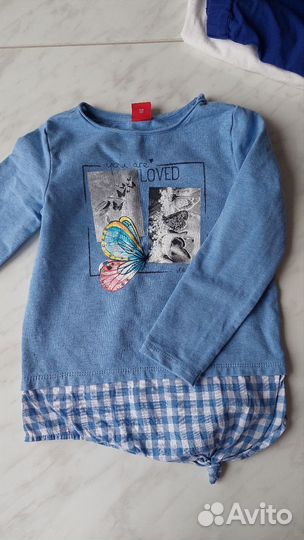 Вещи пакетом для девочки 110 116 122