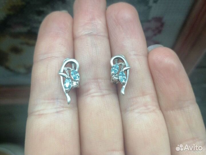 Серебряные серьги