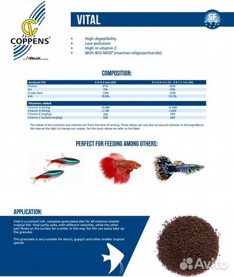 Coppens сбалансированные корма в развес