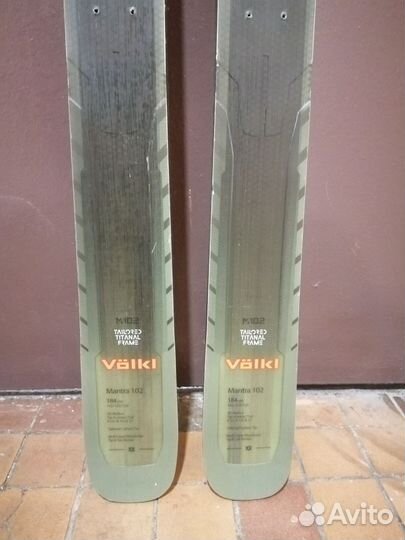 Горные лыжи Volkl фрирайд 184