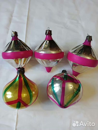 Елочные игрушки советские
