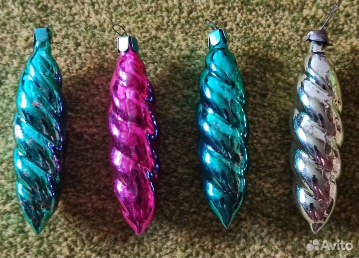 Елочные игрушки СССР сосульки