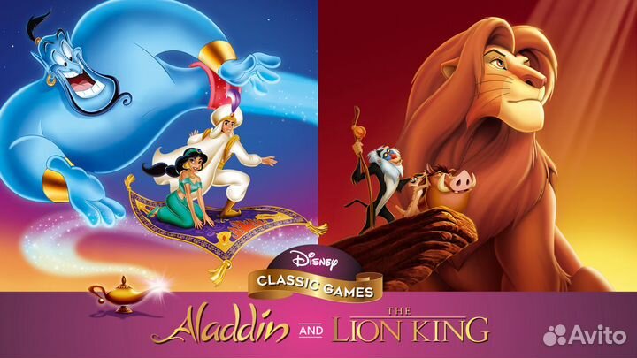 Alladdin and Lion King Disney Classic Games PS4
