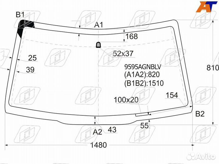 Лобовое стекло на CheryTiggo 2005-2013г