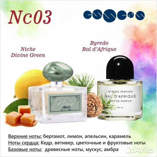 Нишевая парфюмерия (духи оригинал) из Европы