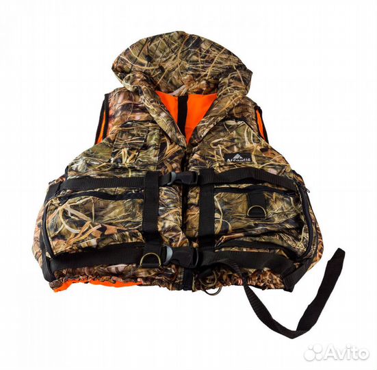 Жилет спасательный Пират+ до 80 кг, камыш Pirat+80