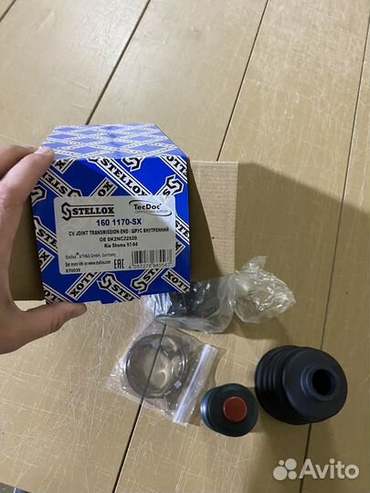 Stellox, шрус внутренний правый к-кт. Kia Spectra