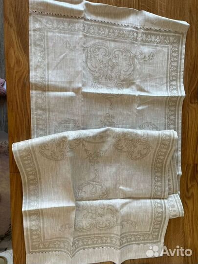 Дорожка на стол лен