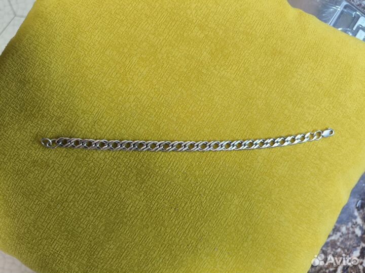 Серебряный браслет мужской 925