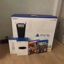 Sony playstation 5 + камера + пульт