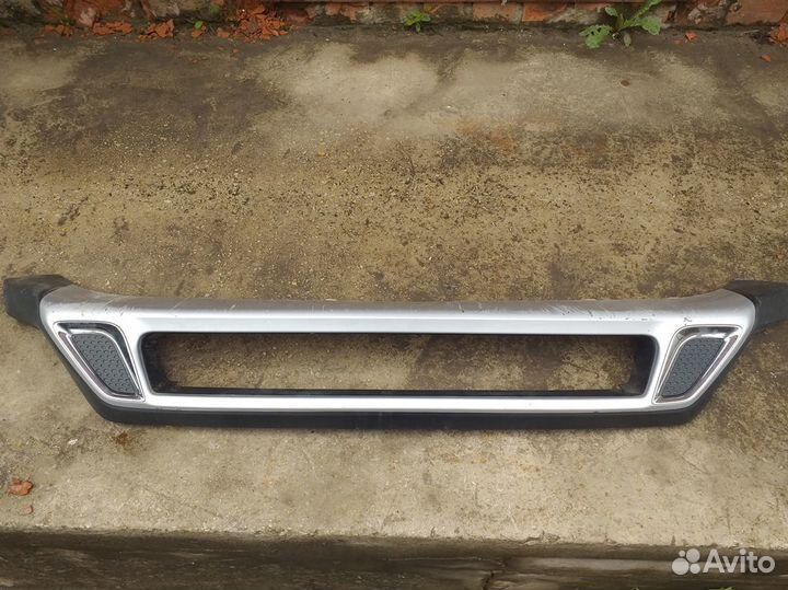 Накладка переднего бампера Mitsubishi Outlander 3