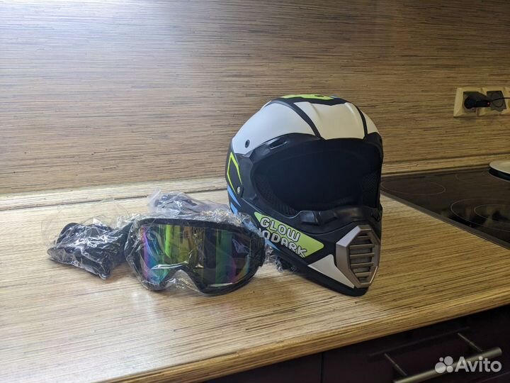 Новый комплект Мотошлем для эндуро