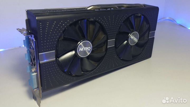 Видеокарта RX 570 8GB sapphire nitro + / Отл сост