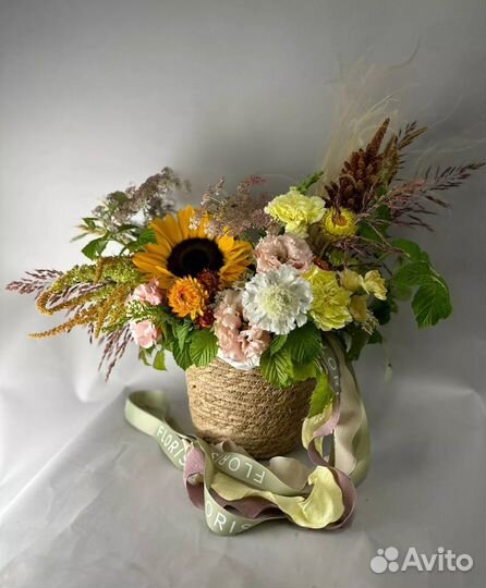 Букет подсолнухов