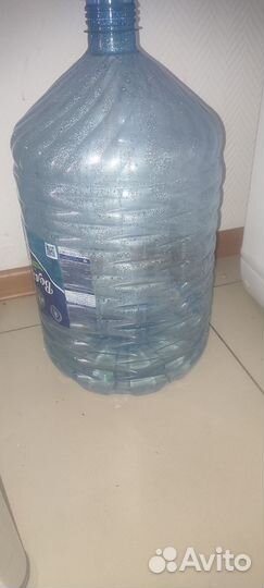 Бутылка 19 литров одноразовая