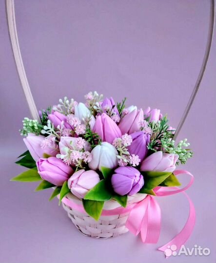 Букет из мыла на 1 Сентября