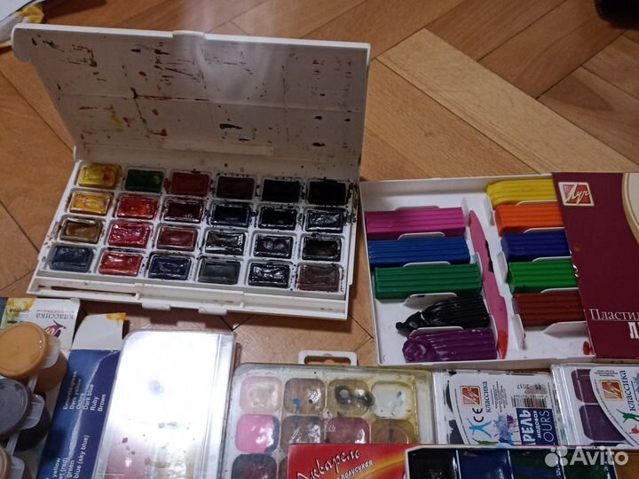 Акварель,гуашь,карандаши,фломастеры Faber castell