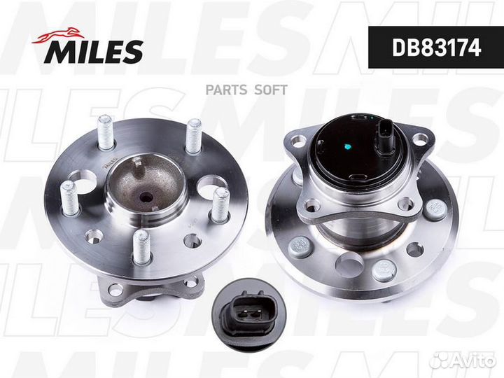 Miles DB83174 Ступица колеса с подшипником задняя