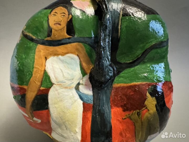 Объемная живопись, картина Гогена