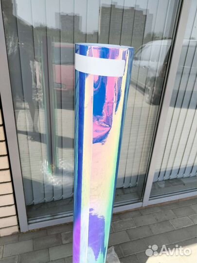 Автомобильная пленка Аквамарин хром синий хамелеон