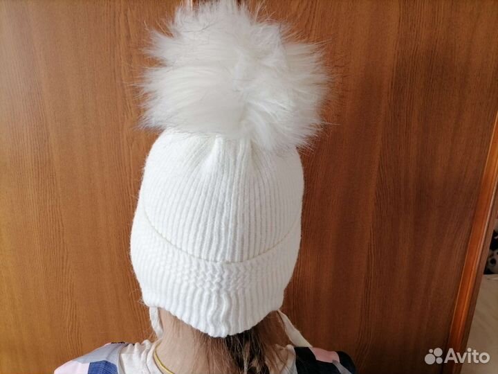 Шапка детская для девочки зимняя