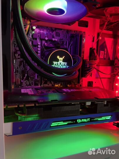 Игровая Пушка Ryzen7/16/GTX1080 8Gb Водянка