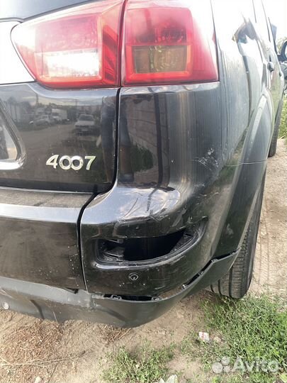 Бампер задний 4007, c-crosser, outlender xl