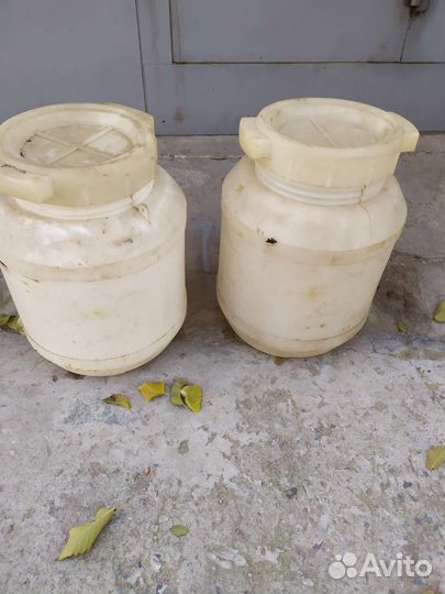 Бочка бидон пластиковый пищевая 25л