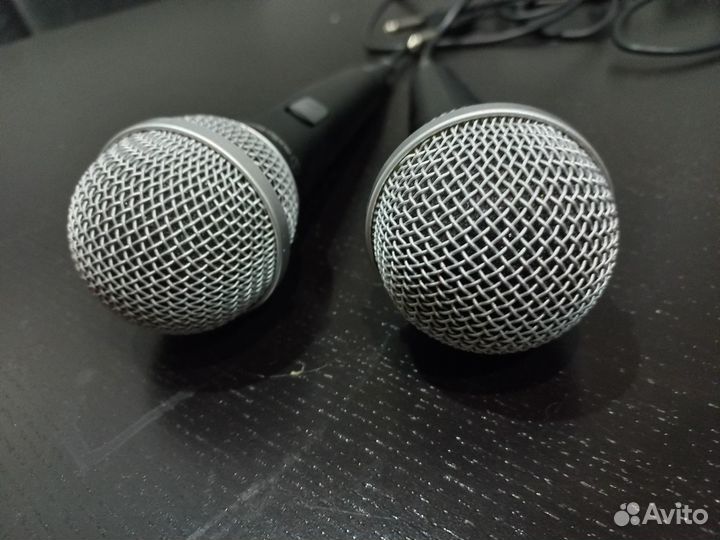 Микрофоны проводные 2шт