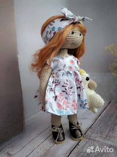 Интерьерная кукла тильда, подарок для девочки
