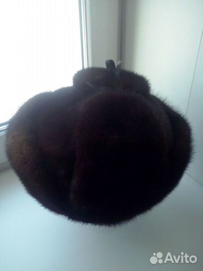 Шапка норковая ушанка