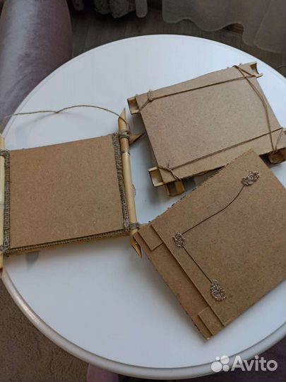 Рамки для фото из бамбука