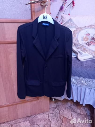 Школьный костюм для мальчика 134 синий