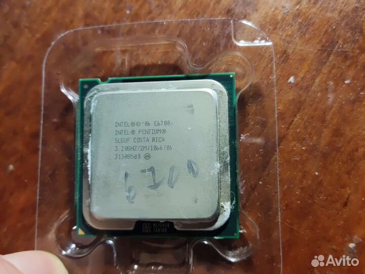 Socket 775 процессор intel dual core e6700