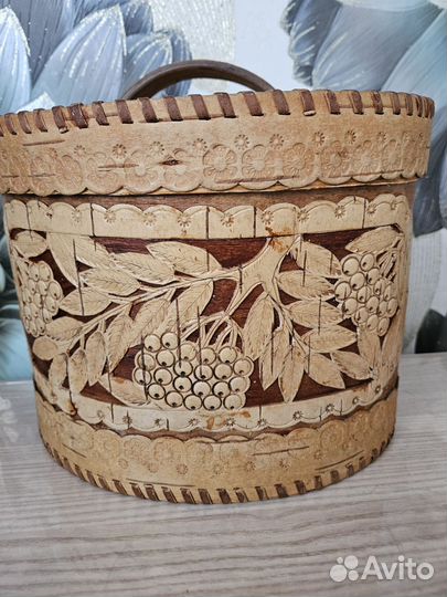Хлебница из бересты