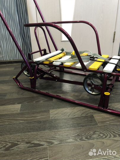 Санки с колесами