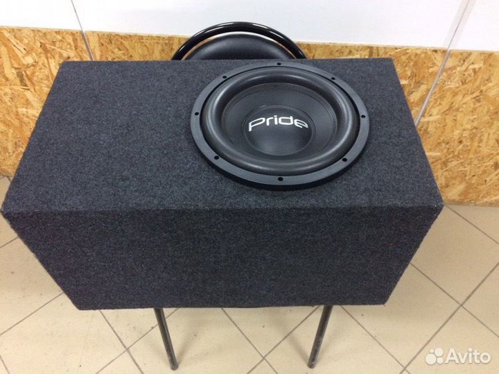Сабвуфер pride MT 12 с коробом на трубе