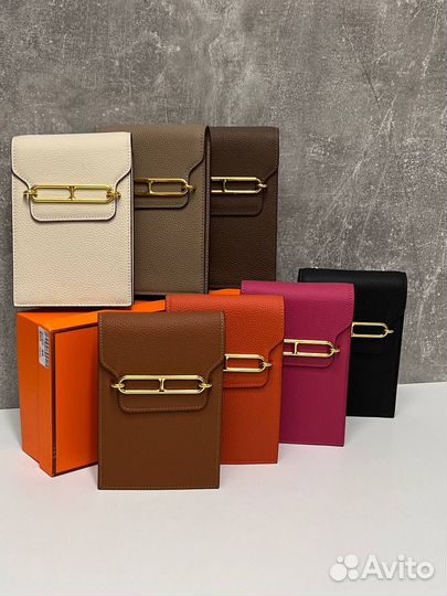 Сумка чехол для телефона Hermes