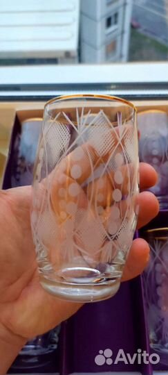 Набор хрустальных бокалов crystal glass 6 шт 250мл