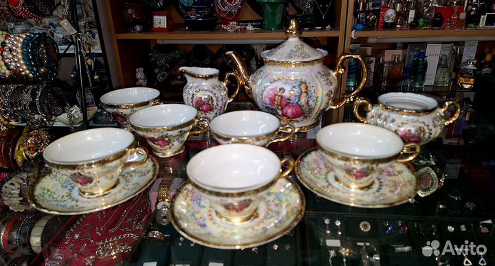Чайный сервиз,фарфор 13 предметов
